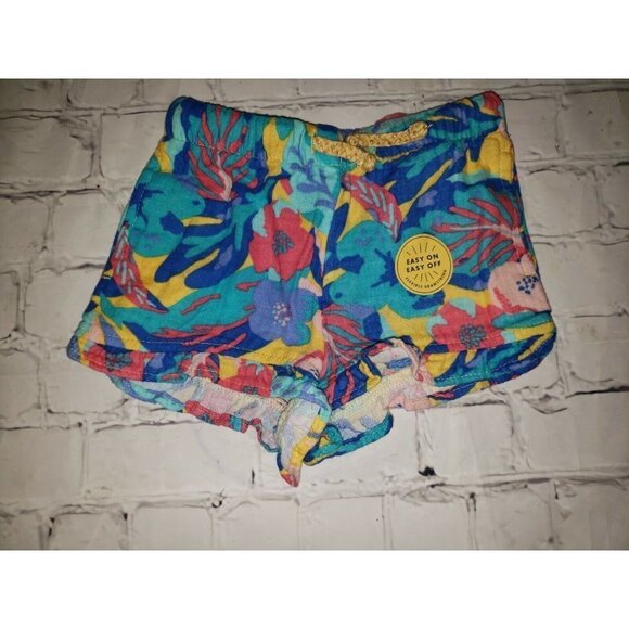 NWT Cat & Jack Girls Size 12mo Colorful Pull On Shorts - Picture 1 of 2